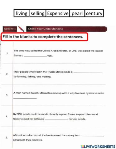 The UAE during the last century