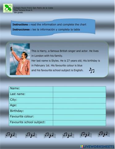 Personal information reading