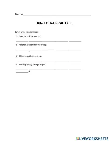 K04 Extra Practice 4