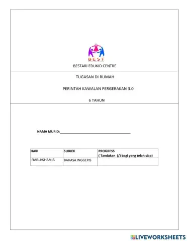 Tugasan PKP 3.0 BI (6tahun)