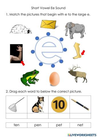 Short Vowel Ee Sound