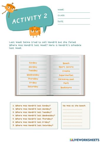 Grade 8 KD 3.12 Activity 2