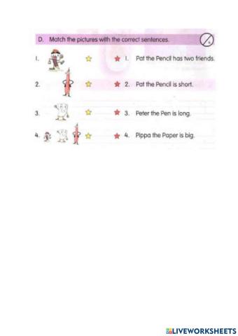 English Year 2 Remedial Pupil