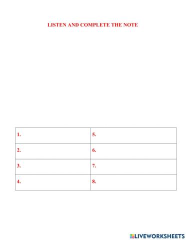 Listening practice - Buying a camera