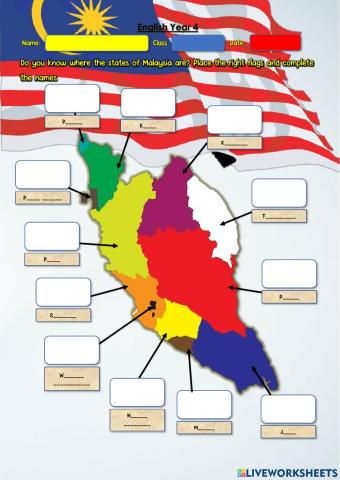 Year 4: Merdeka - Where are the states?
