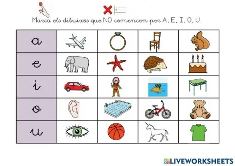 Conciència fonològica vocals