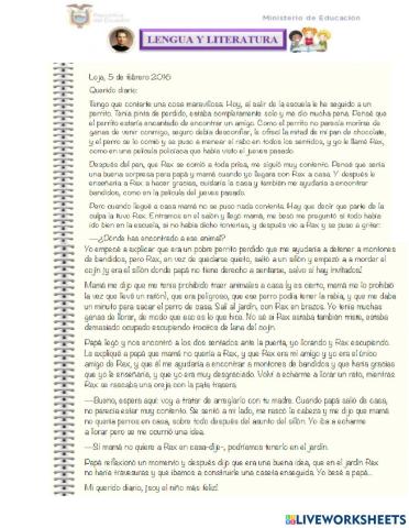 Textos narrativos