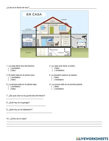 Sp 2 : U1 - Partes de la casa