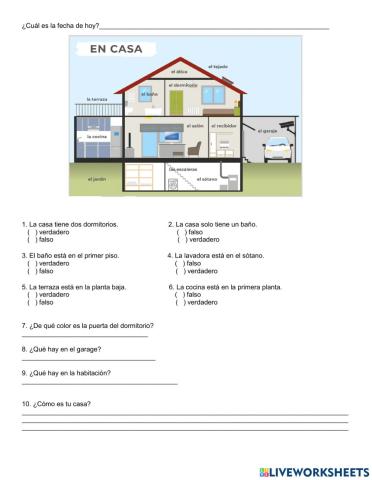Sp 2 : U1 - Partes de la casa