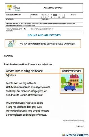 Academic Guide 5, Reading and Writing