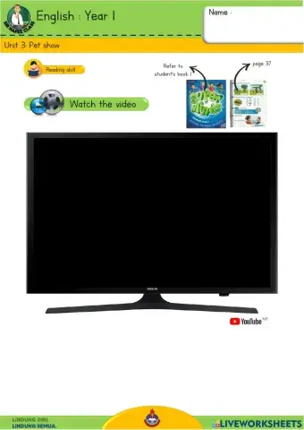 English Y1 - Pet Show 8