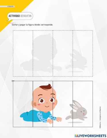 Actividad recreativa letra ge-gi