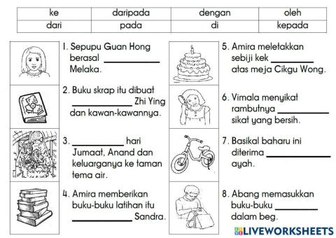 Kata Sendi Nama (Tahun 2)