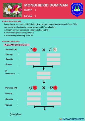 IX - PERTEMUAN 4 - MONOHIBRID DOMINAN