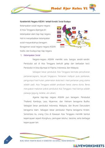 Kehidupan Sosial Budaya Negara ASEAN