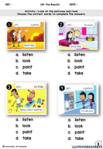 Unit 9 - at the beach