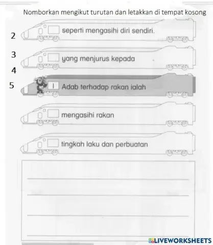 Pengertian terhadap rakan