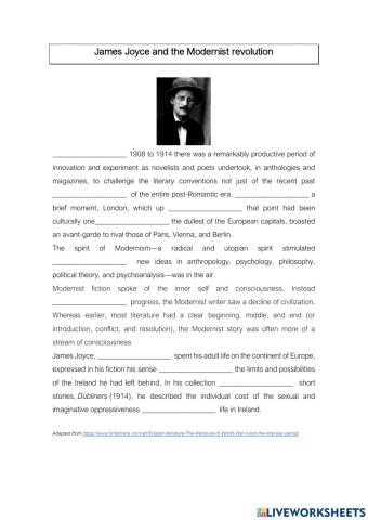 James Joyce and Modernism