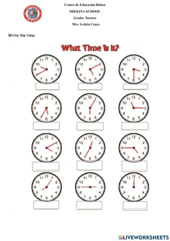 Unit of time