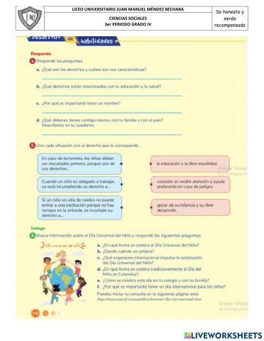 Derechos de los niños