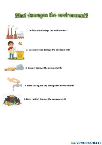 Environmental damage