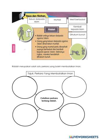 Perkara Yang Membatalkan Iman,Riddah 7