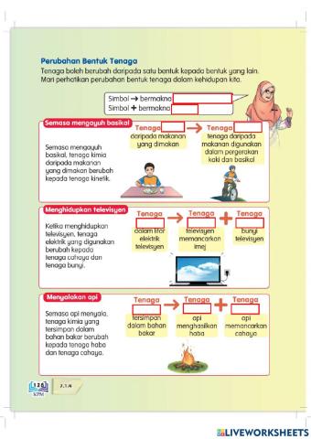 Perubahan bentuk tenaga