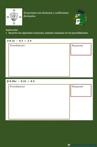 Ecuaciones de primer grado