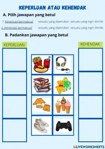 Keperluan dan Kehendak