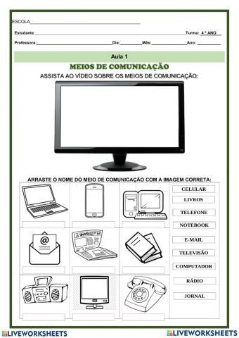 Como gravar os trabalhos