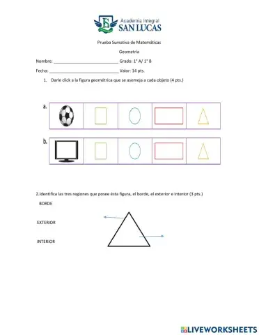 Líneas rectas y figuras geométricas