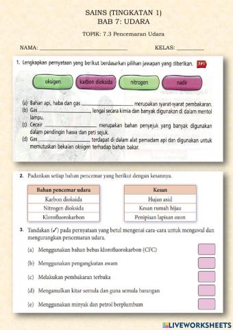 7.3 Pencemaran Udara