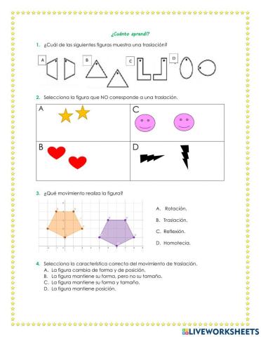 Cuanto aprendí unidad 3