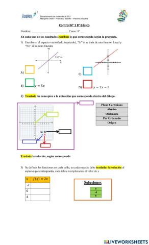 Concepto de Funciones  y ecuaciones
