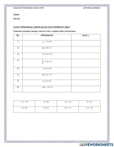 Ulangkaji matematik