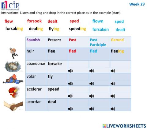 KIDS Verbs Week 29