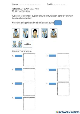 Pendidikan islam Tayammum