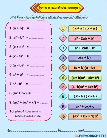 การแยกตัวประกอบพหุนาม