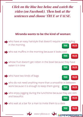 Miranda - That kind of woman