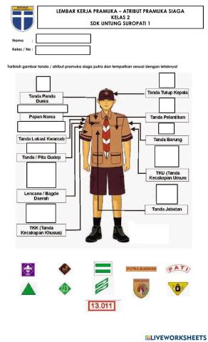 Latihan Pramuka Siaga Putra - Jumat, 6 Agustus 2021