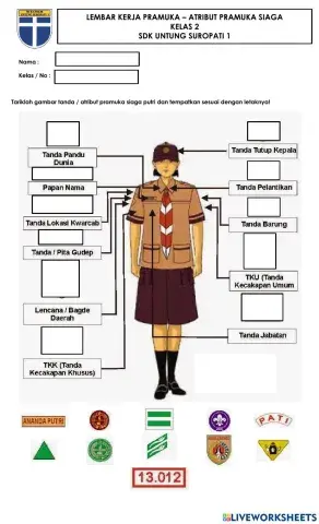 Latihan Pramuka Siaga Putri- Jumat, 6 Agustus 2021