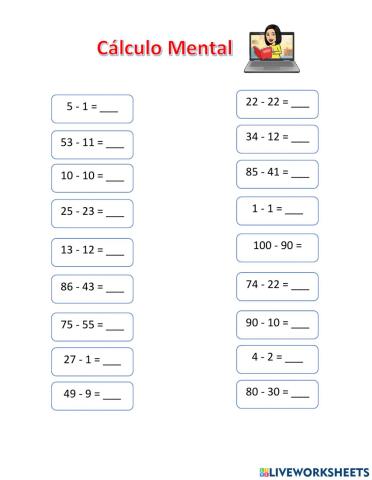 Calculo mental