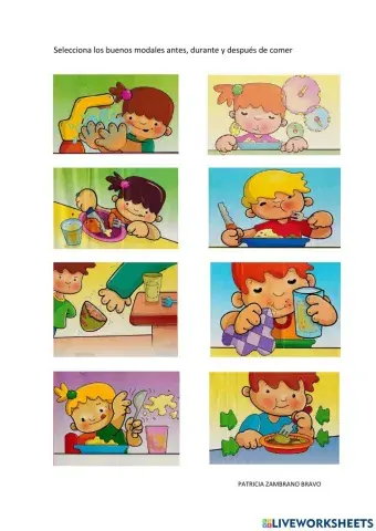 Buenos modales en la mesa