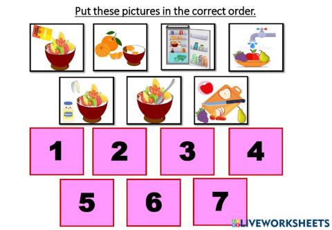 English Year 3:Fruit salad