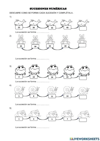 Secuencia de números