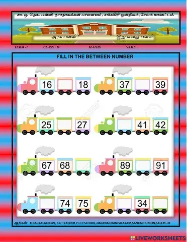 Iv-maths- Numbers-before -after