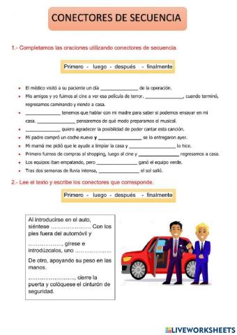 Conectores de secuencia