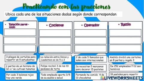 Genralidades de las fracciones