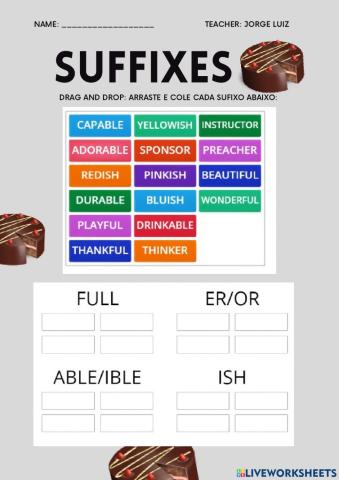 Suffixes