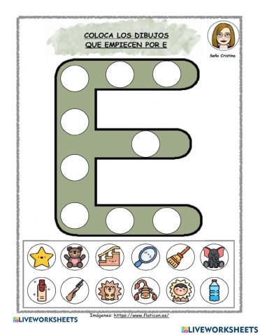 Imágenes con la letra e